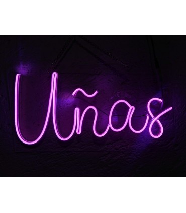 Letrero Uñas