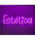 Letrero Estética (letra redonda)